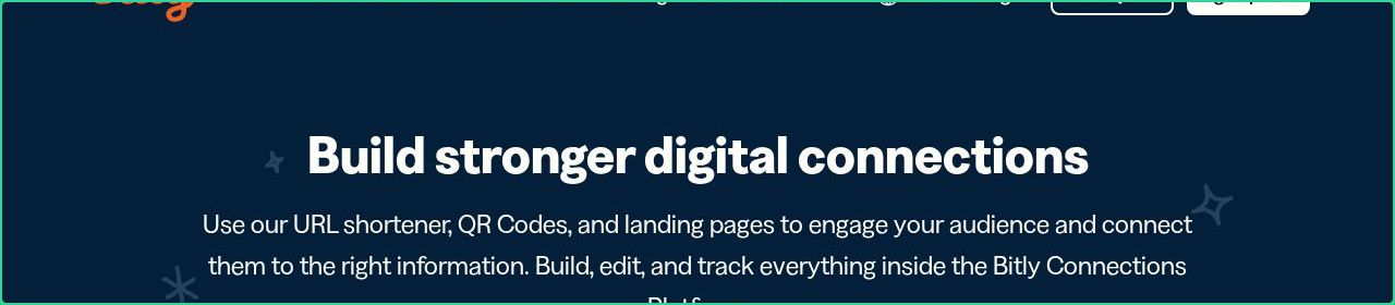 Hero section of bit.ly