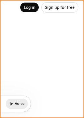 Call-to-action area of chatgpt.com