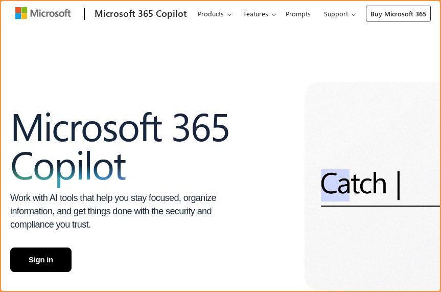Call-to-action area of cloud.microsoft