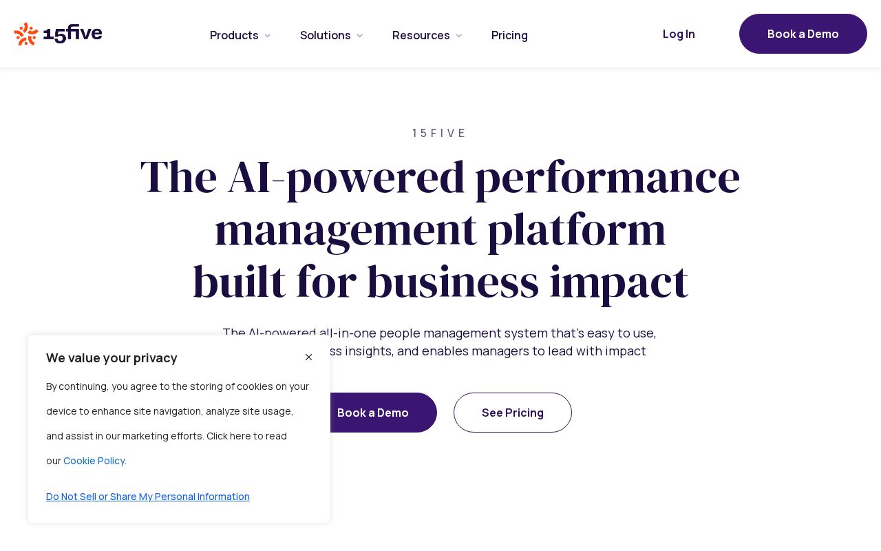 Screenshot of 15five.com