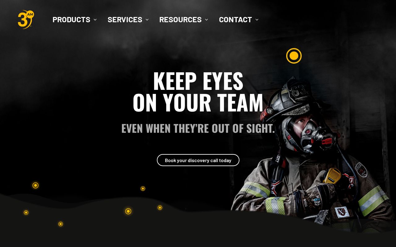 The 3aminnovations.com homepage, first screen