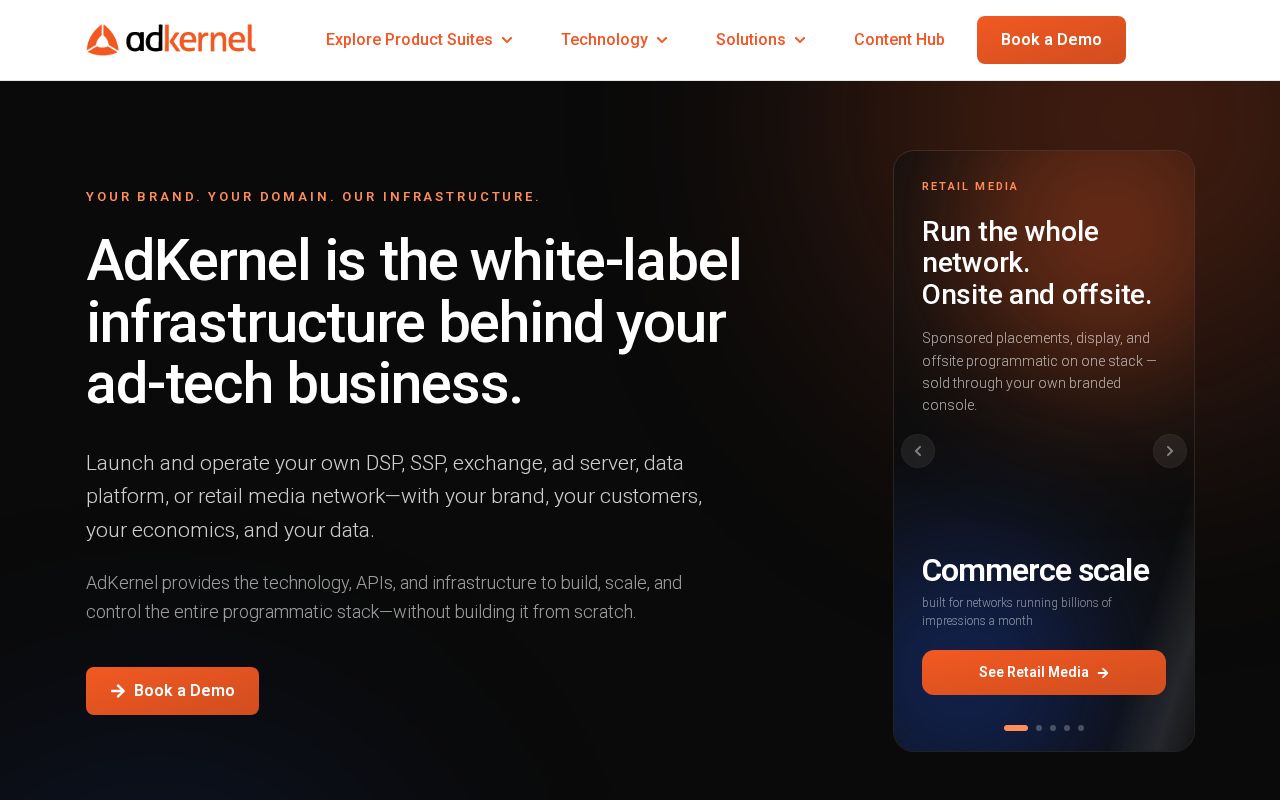 Screenshot of adkernel.com