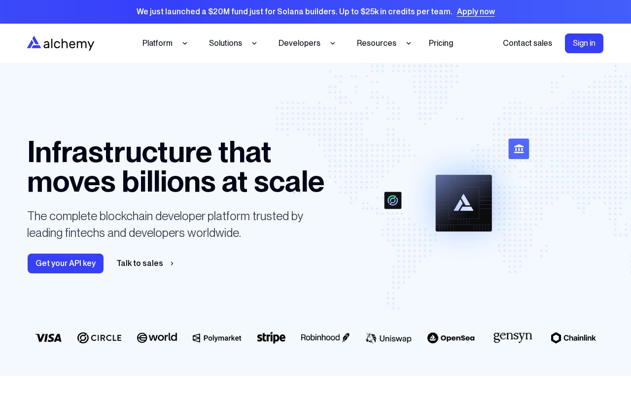 Screenshot of alchemy.com