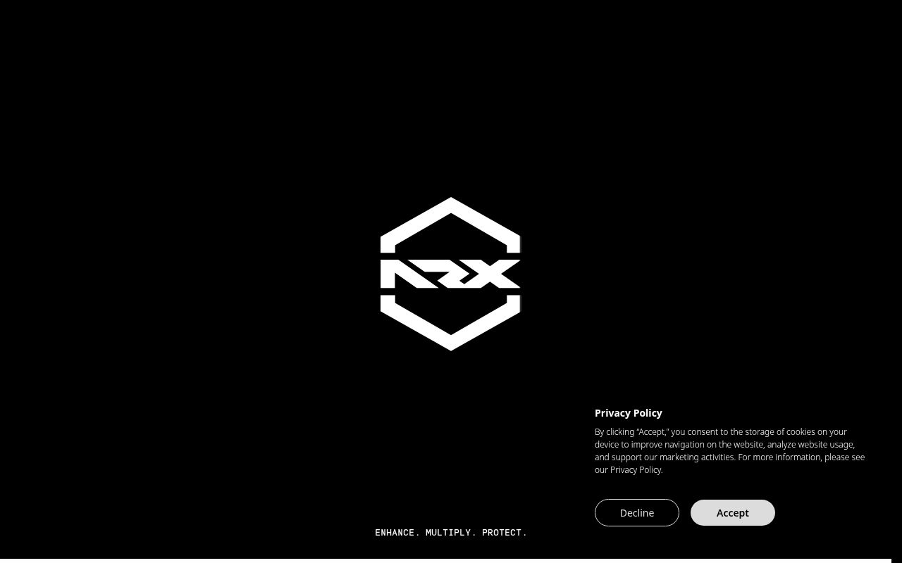 The arx-robotics.com homepage, first screen