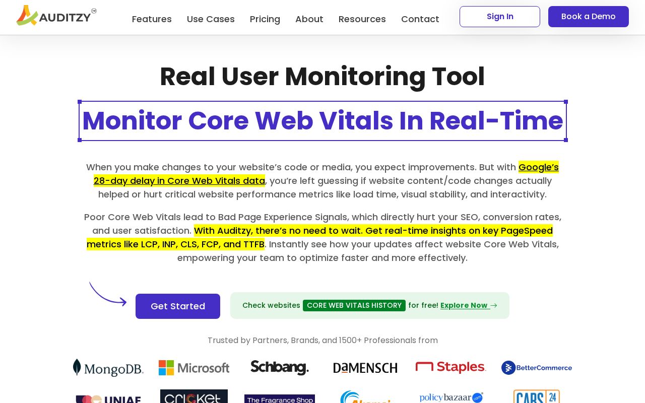Screenshot of auditzy.com