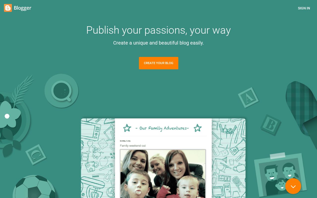 Screenshot of blogspot.com