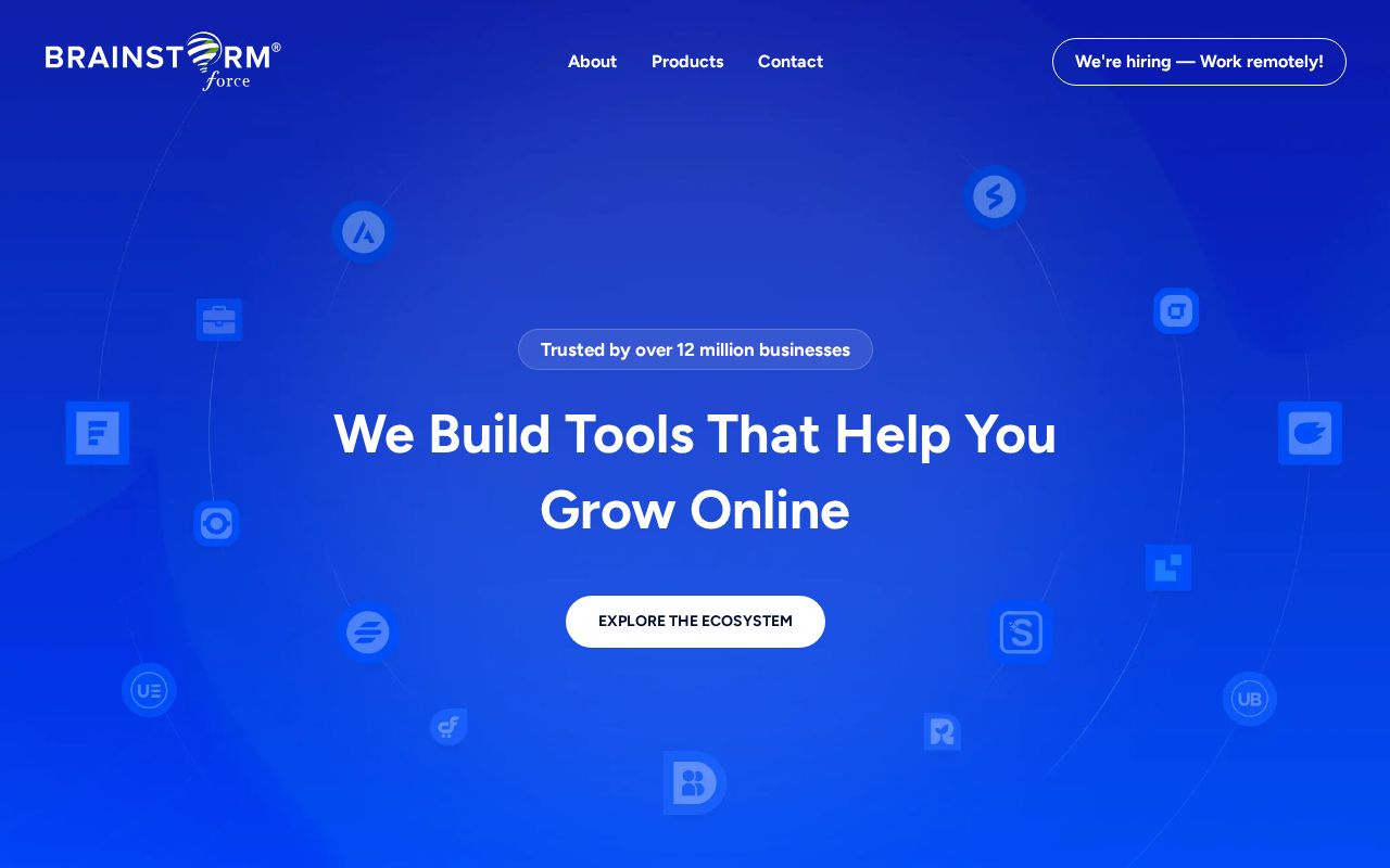 Screenshot of brainstormforce.com