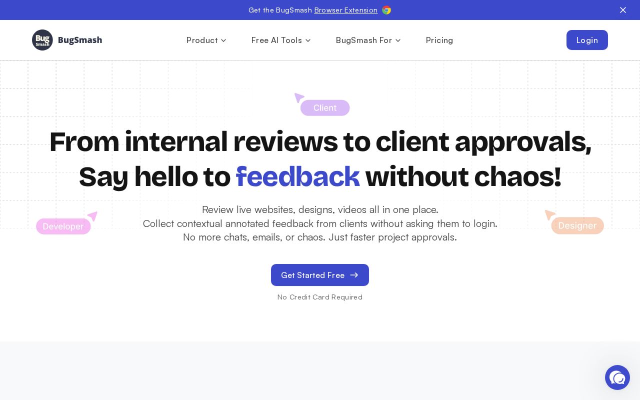 Screenshot of bugsmash.io