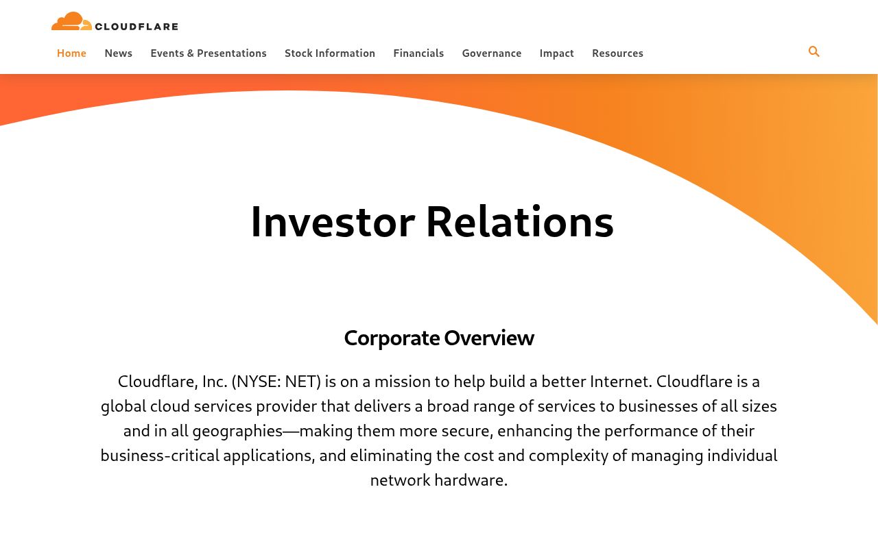 Screenshot of cloudflare.net
