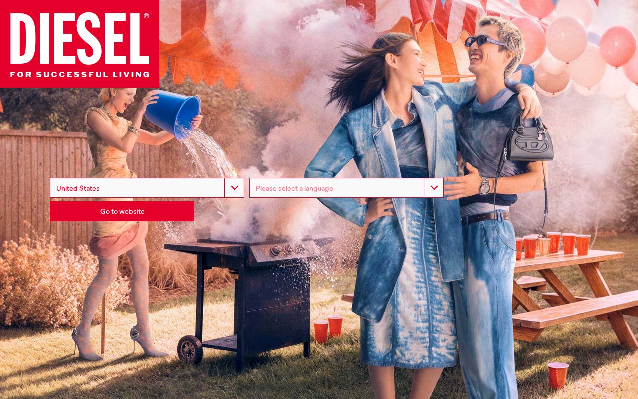 Screenshot of diesel.com