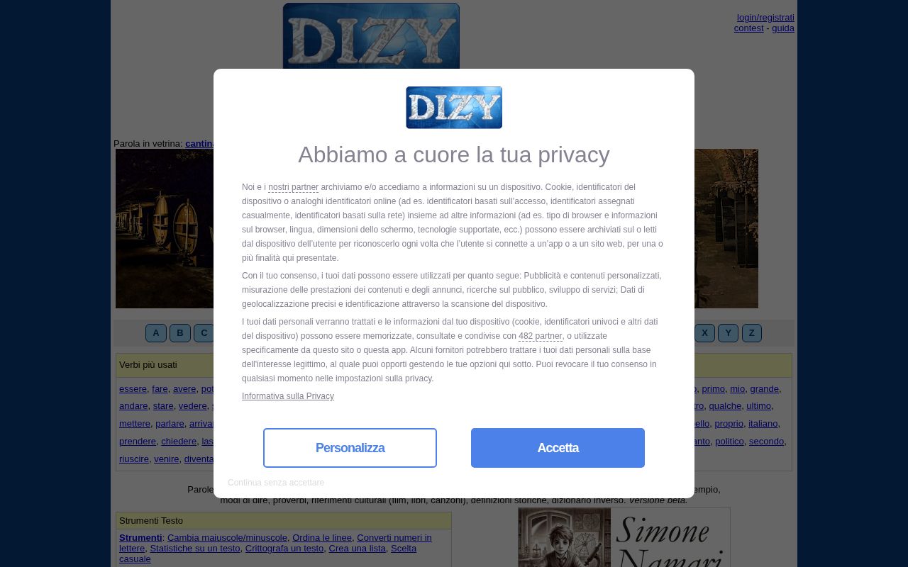 Screenshot of dizy.com