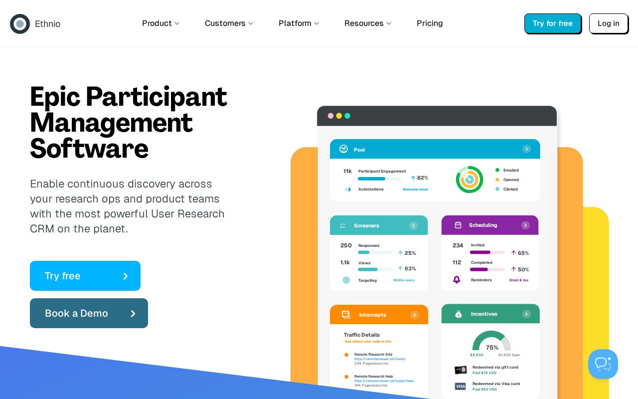 Screenshot of ethn.io