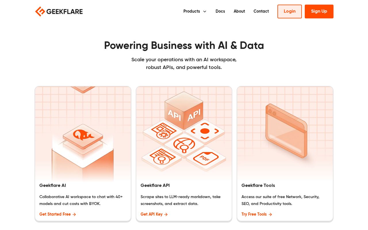 Screenshot of geekflare.com