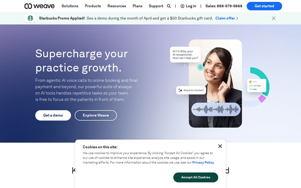 Screenshot of getweave.com