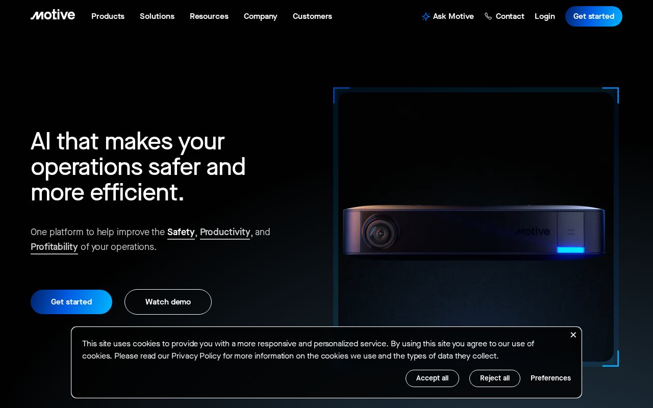 Screenshot of gomotive.com