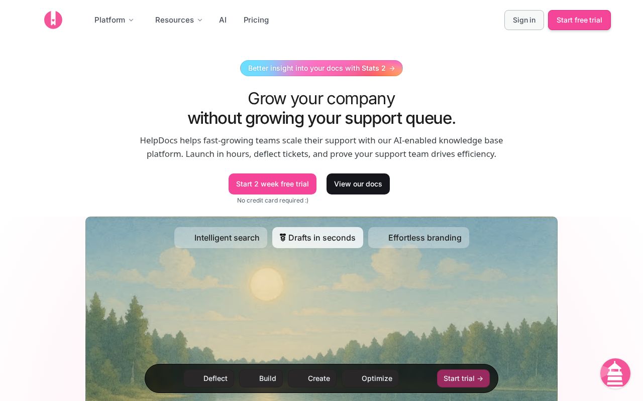 Screenshot of helpdocs.io