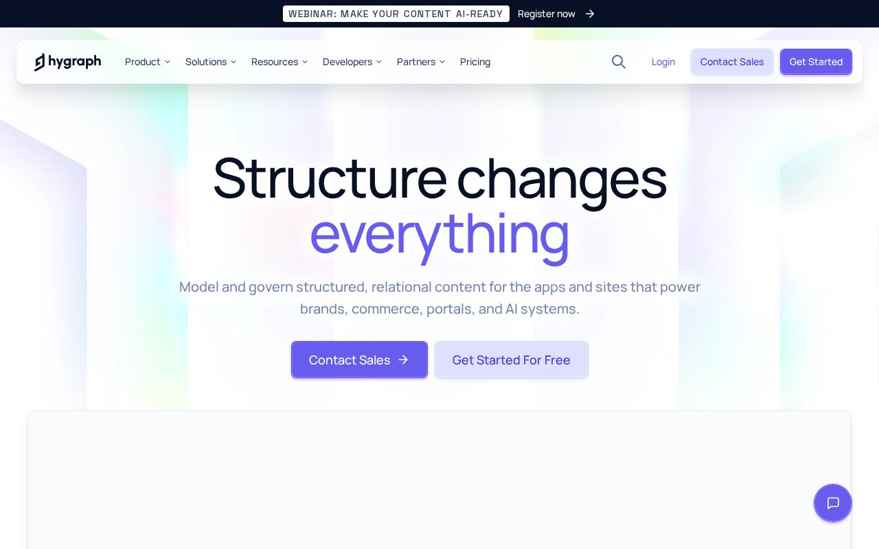 Screenshot of hygraph.com
