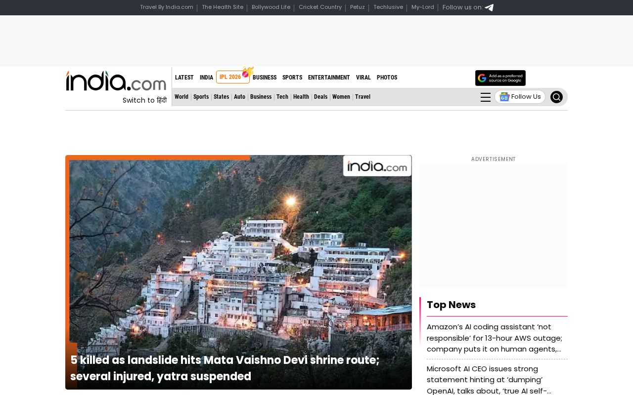 Screenshot of india.com