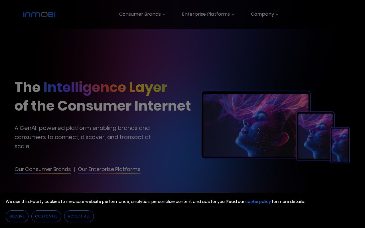 Screenshot of inmobi.com