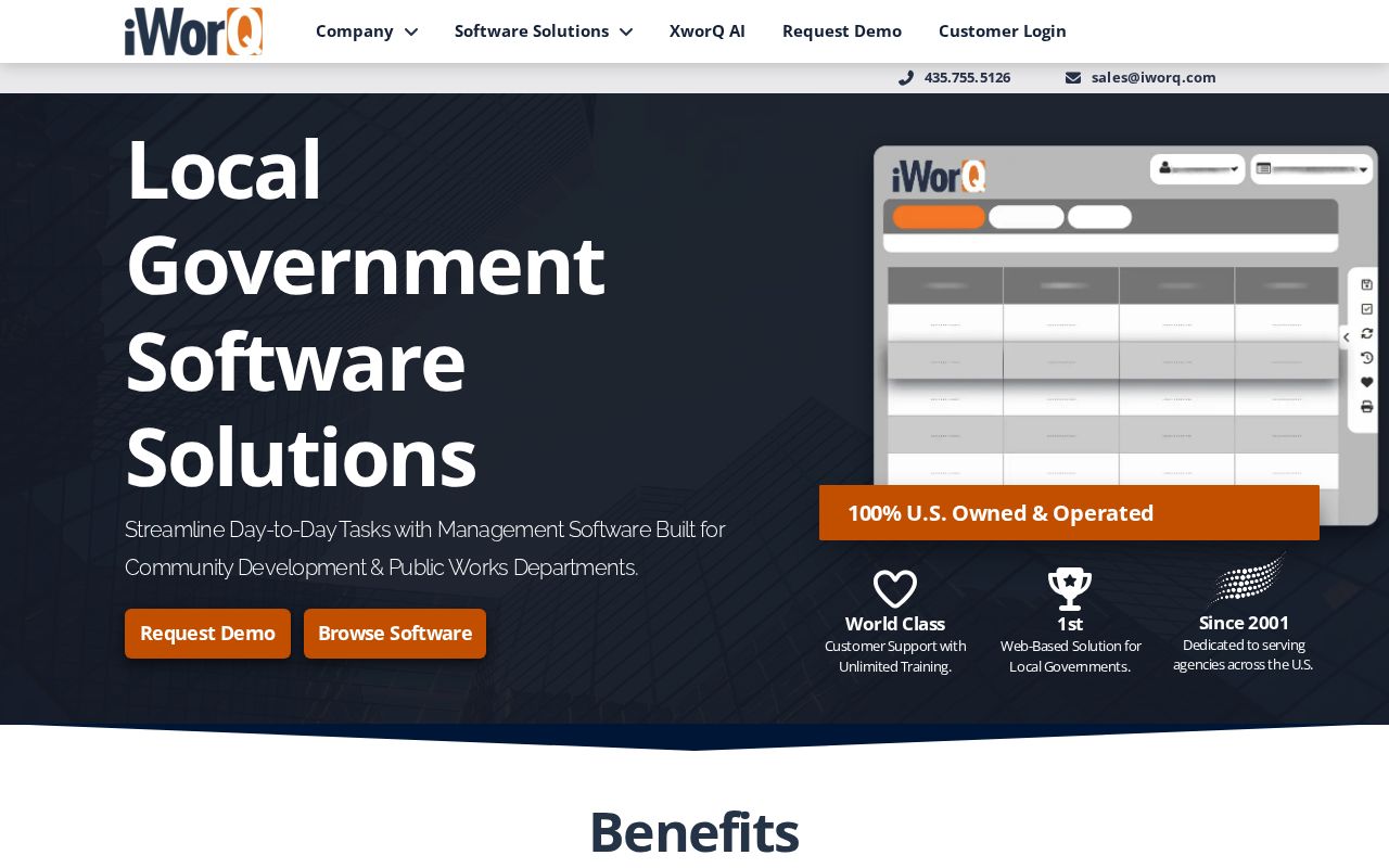 The iworq.com homepage, first screen
