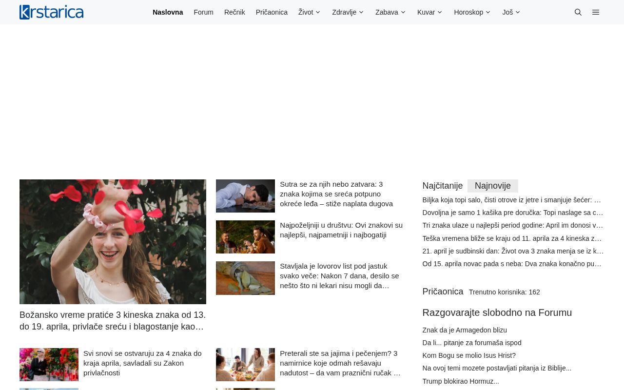 Screenshot of krstarica.com