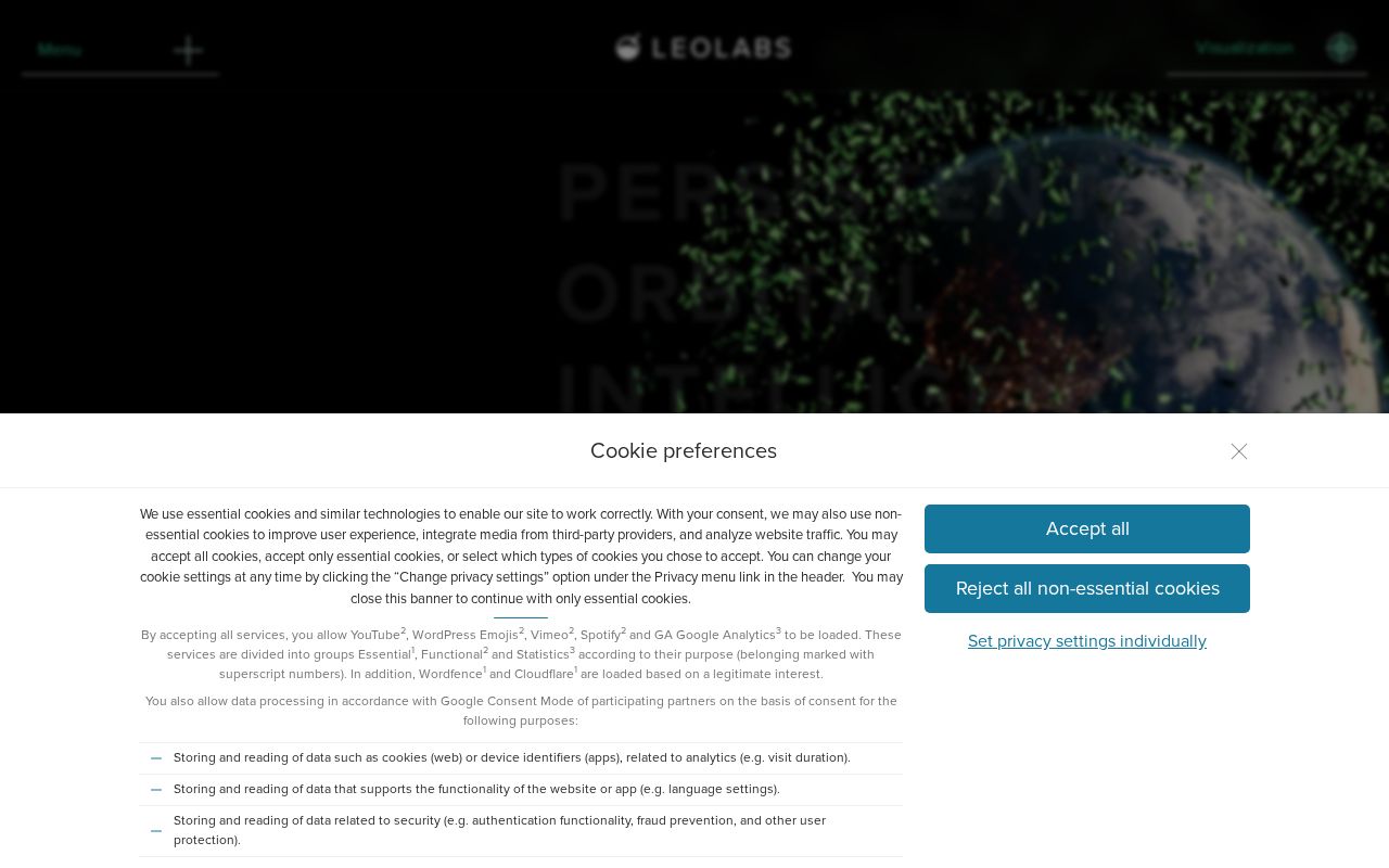 The leolabs.space homepage, first screen