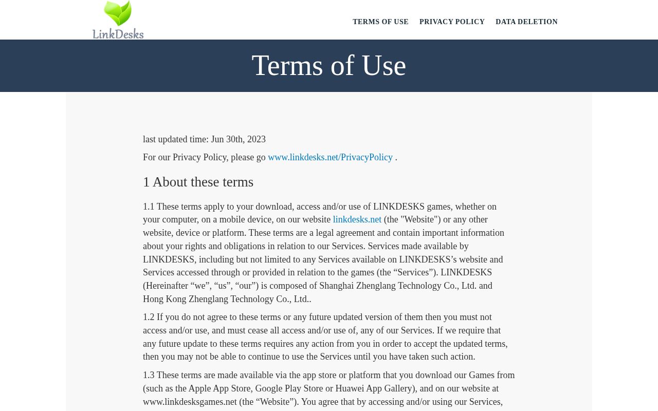 Screenshot of linkdesks.net