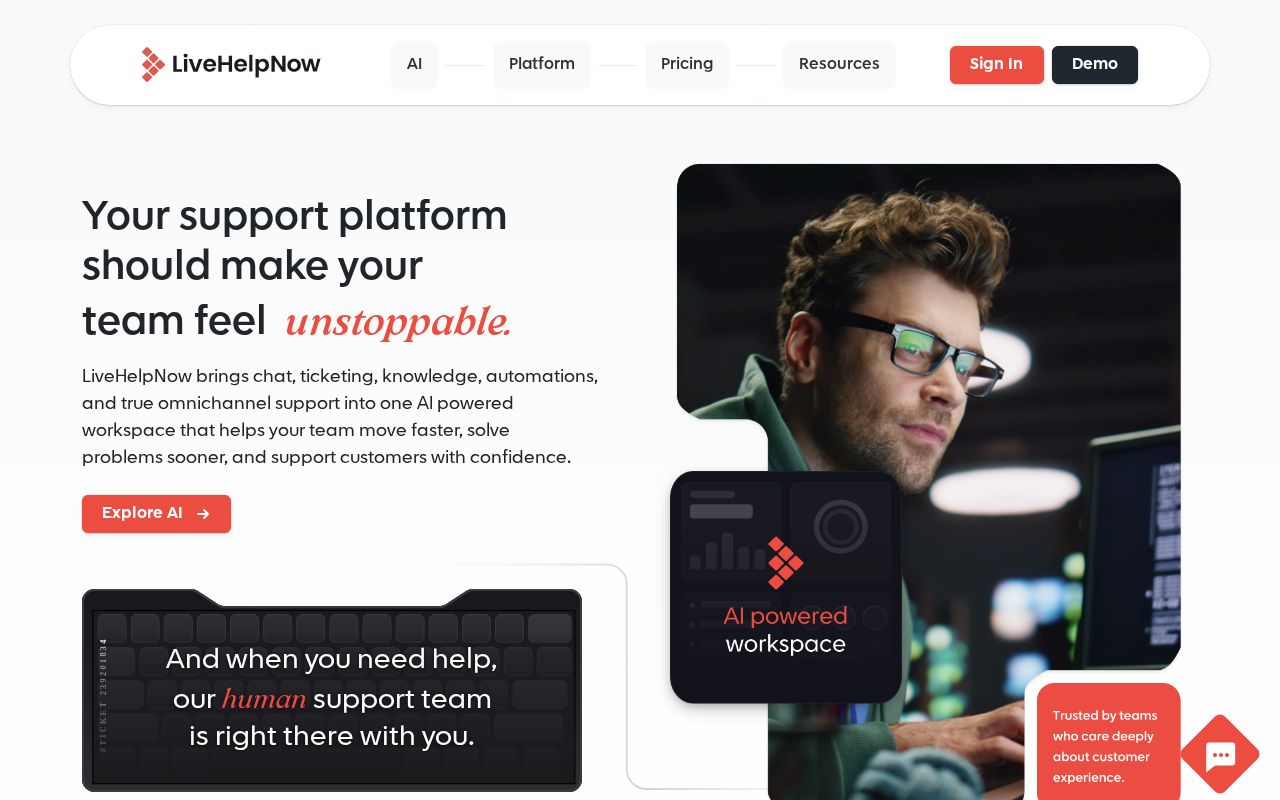 Screenshot of livehelpnow.net