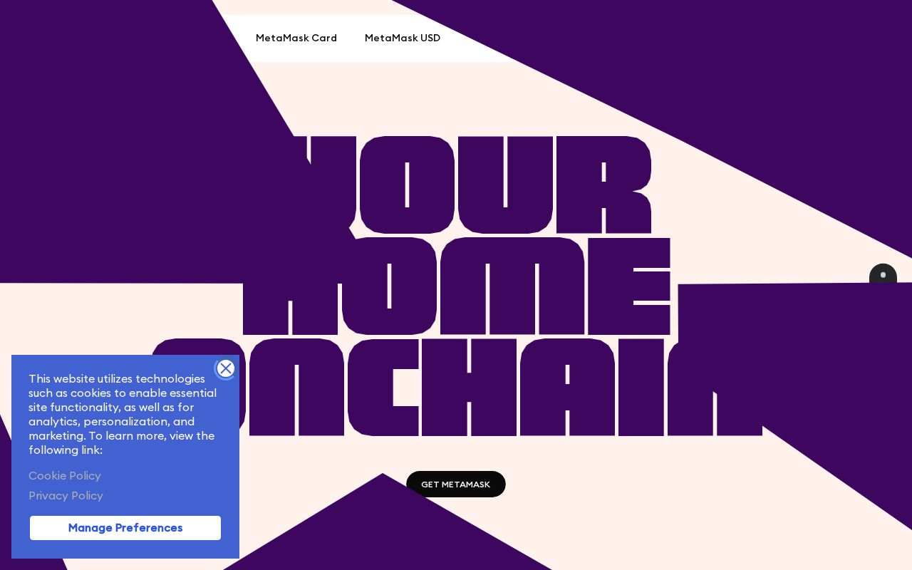Screenshot of metamask.io