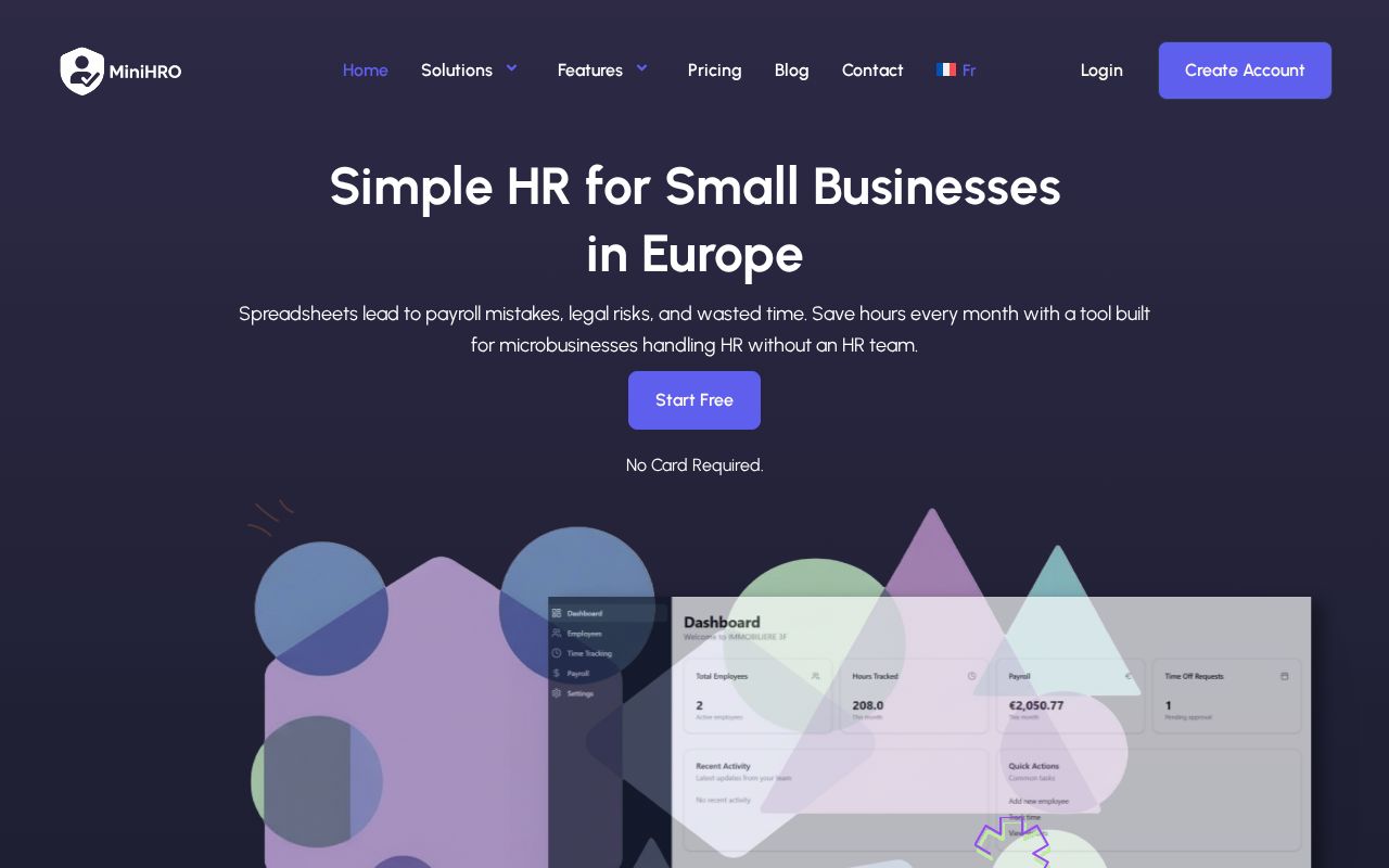 Screenshot of minihro.com
