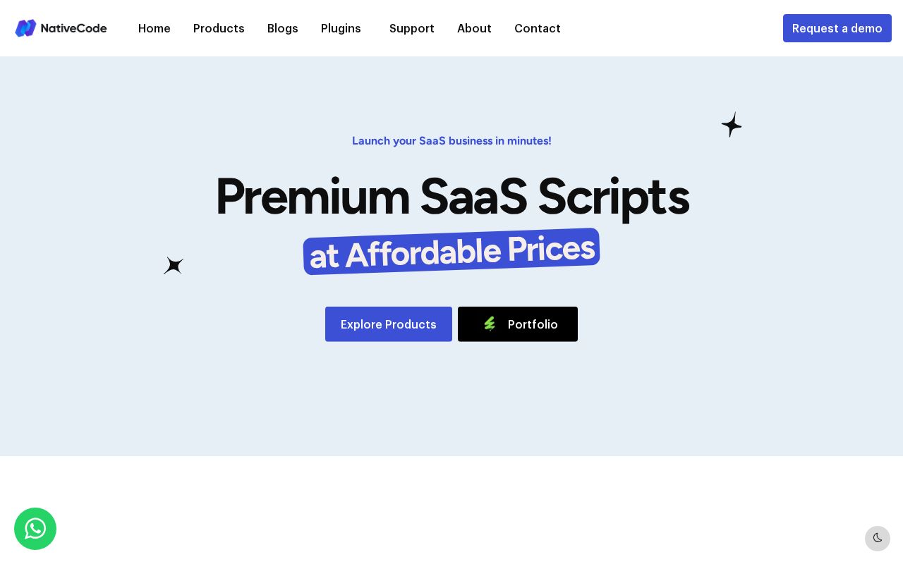 Screenshot of nativecode.in