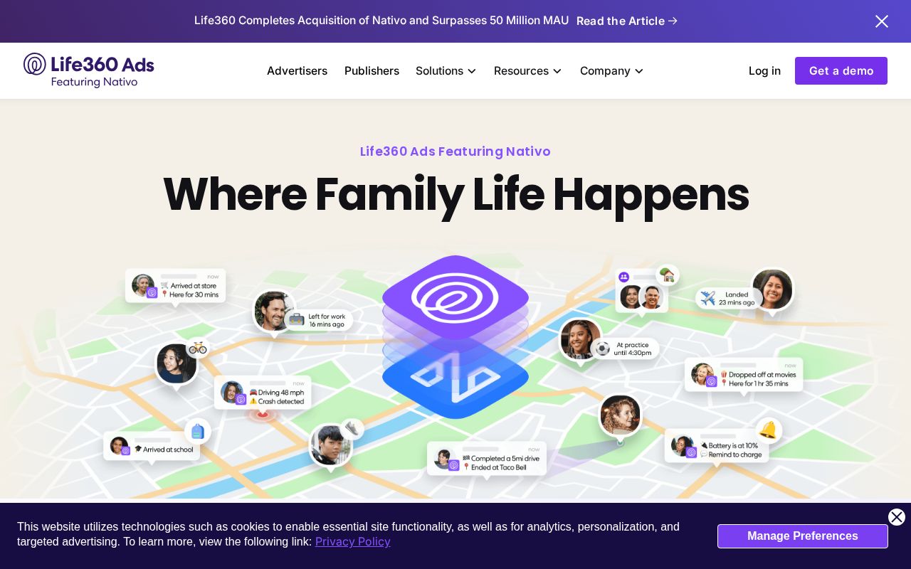 Screenshot of nativo.com