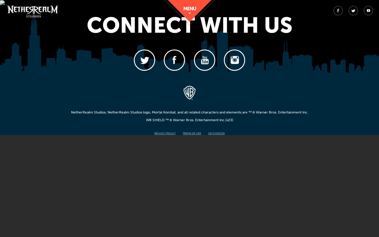 Screenshot of netherrealm.com