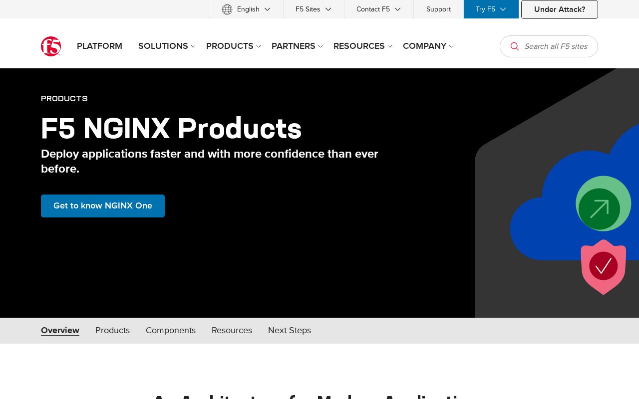 Screenshot of nginx.com