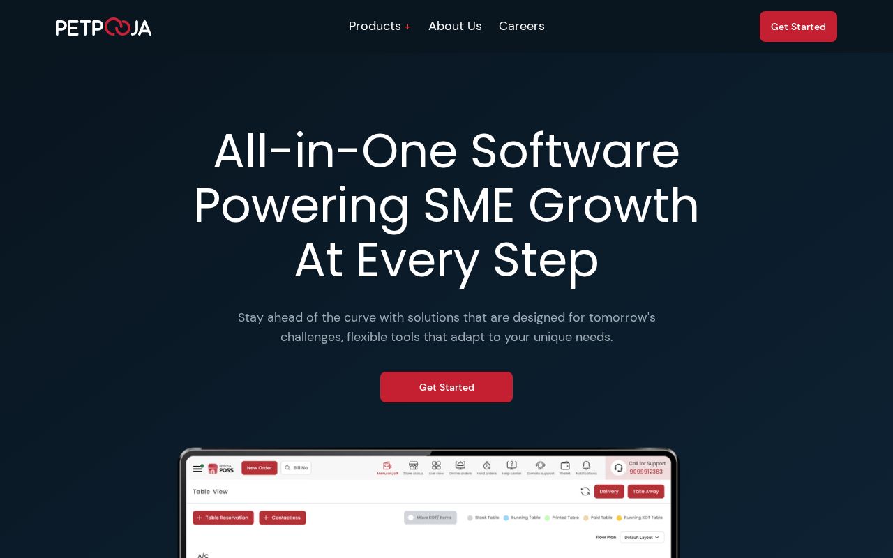 Screenshot of petpooja.com