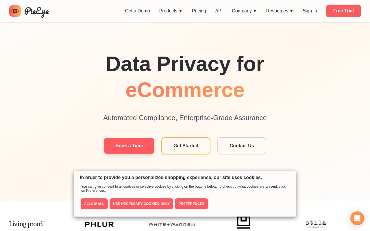Screenshot of pii.ai