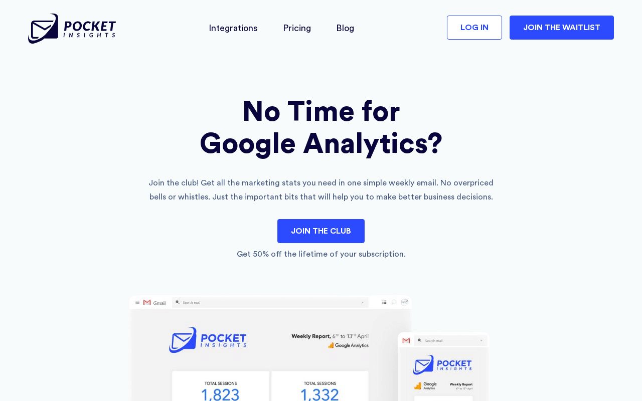 Screenshot of pocketinsights.io