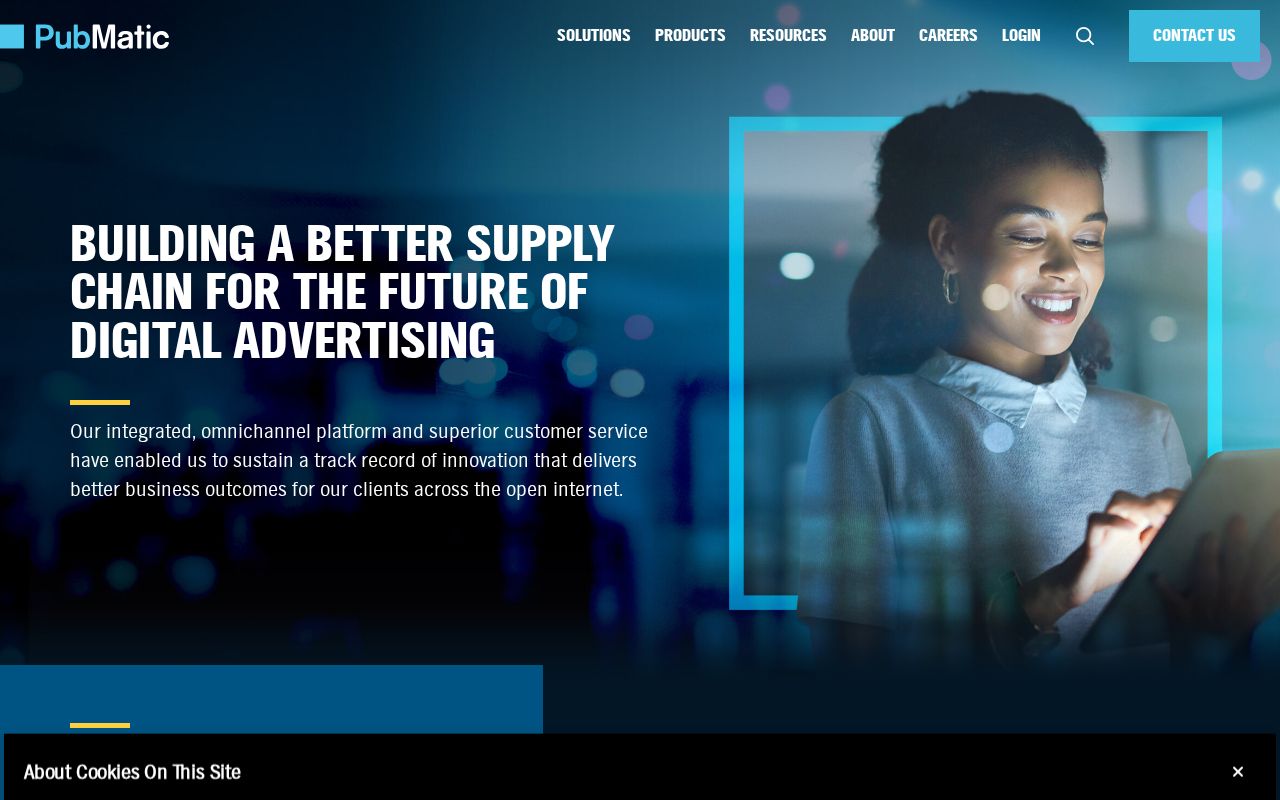 Screenshot of pubmatic.com