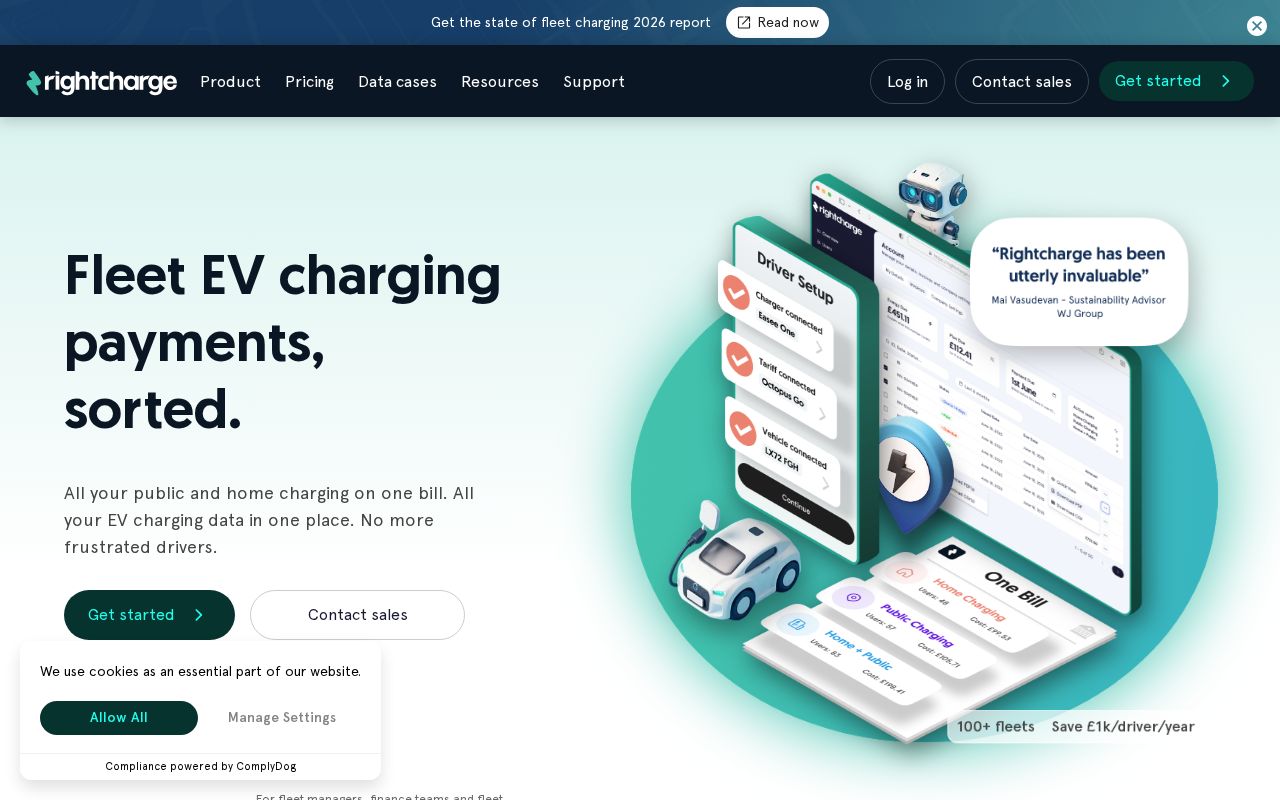 Screenshot of rightcharge.co.uk