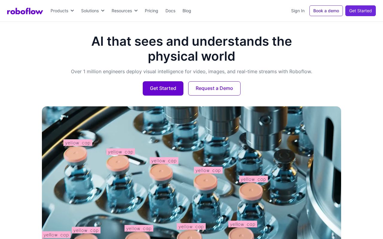 Screenshot of roboflow.com