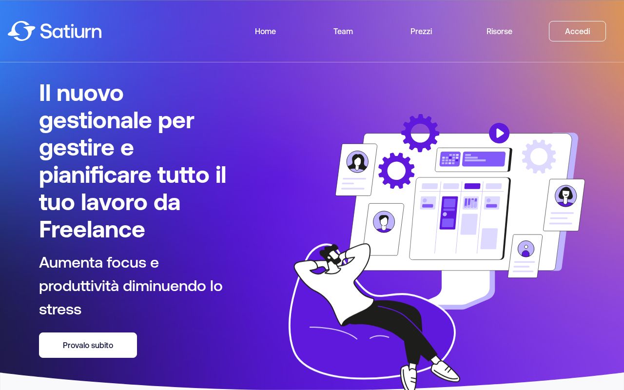 Screenshot of satiurn.com