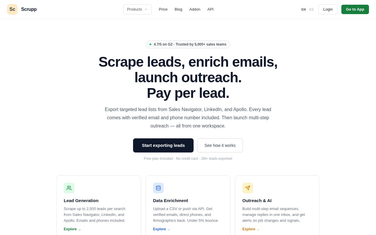 Screenshot of scrupp.com