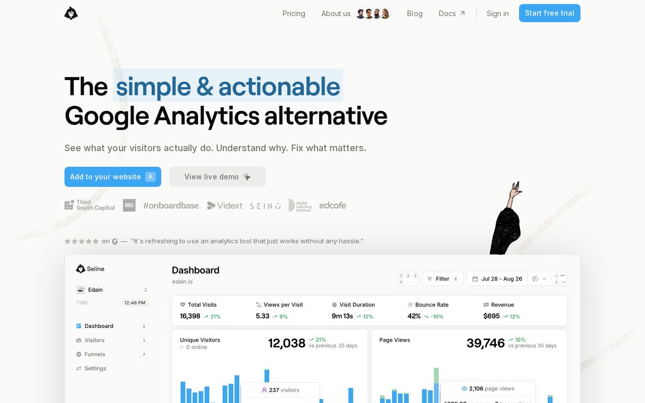 Screenshot of seline.com