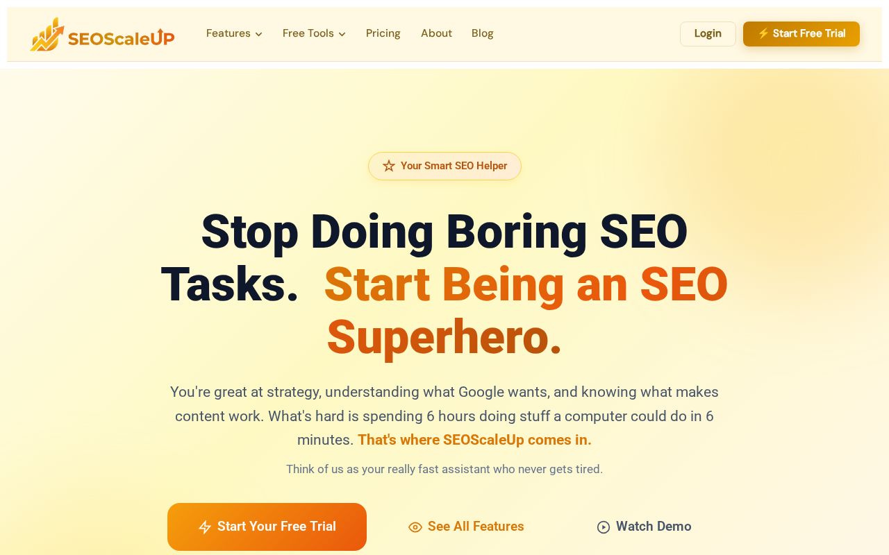 Screenshot of seoscaleup.com