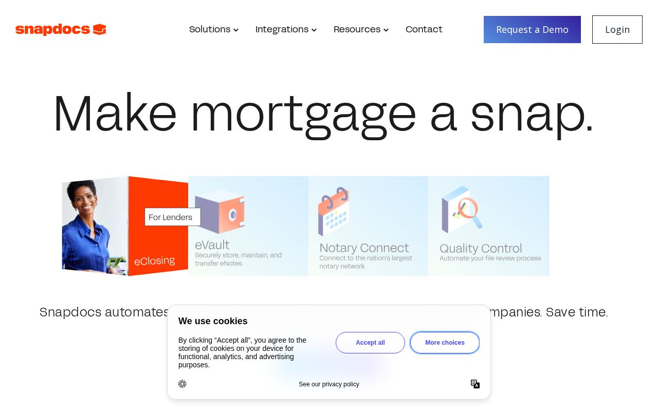 Screenshot of snapdocs.com