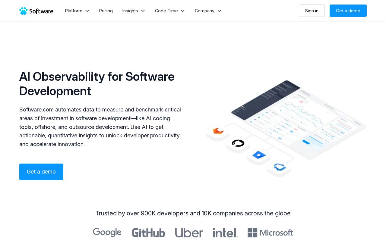Screenshot of software.com