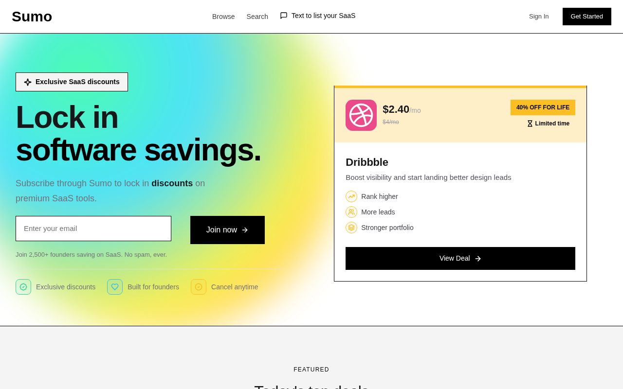 Screenshot of sumo.com