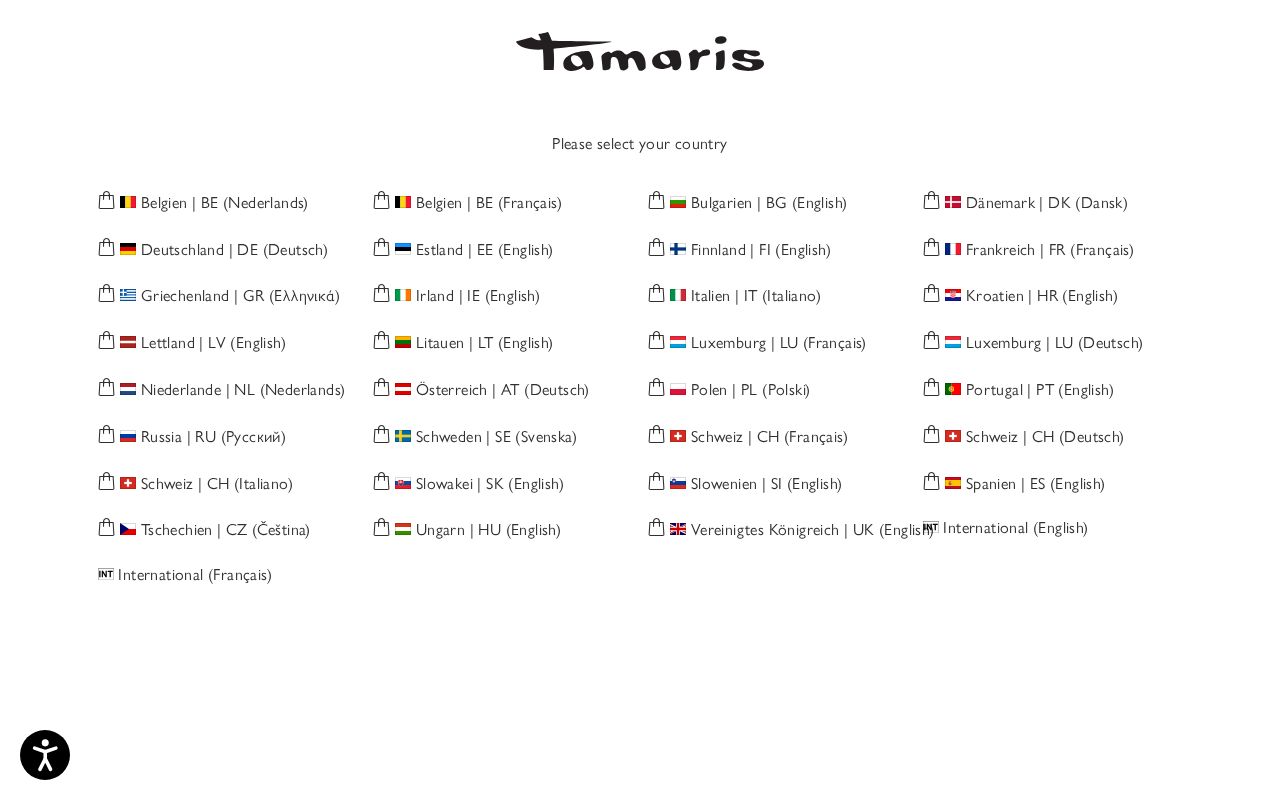 Screenshot of tamaris.com
