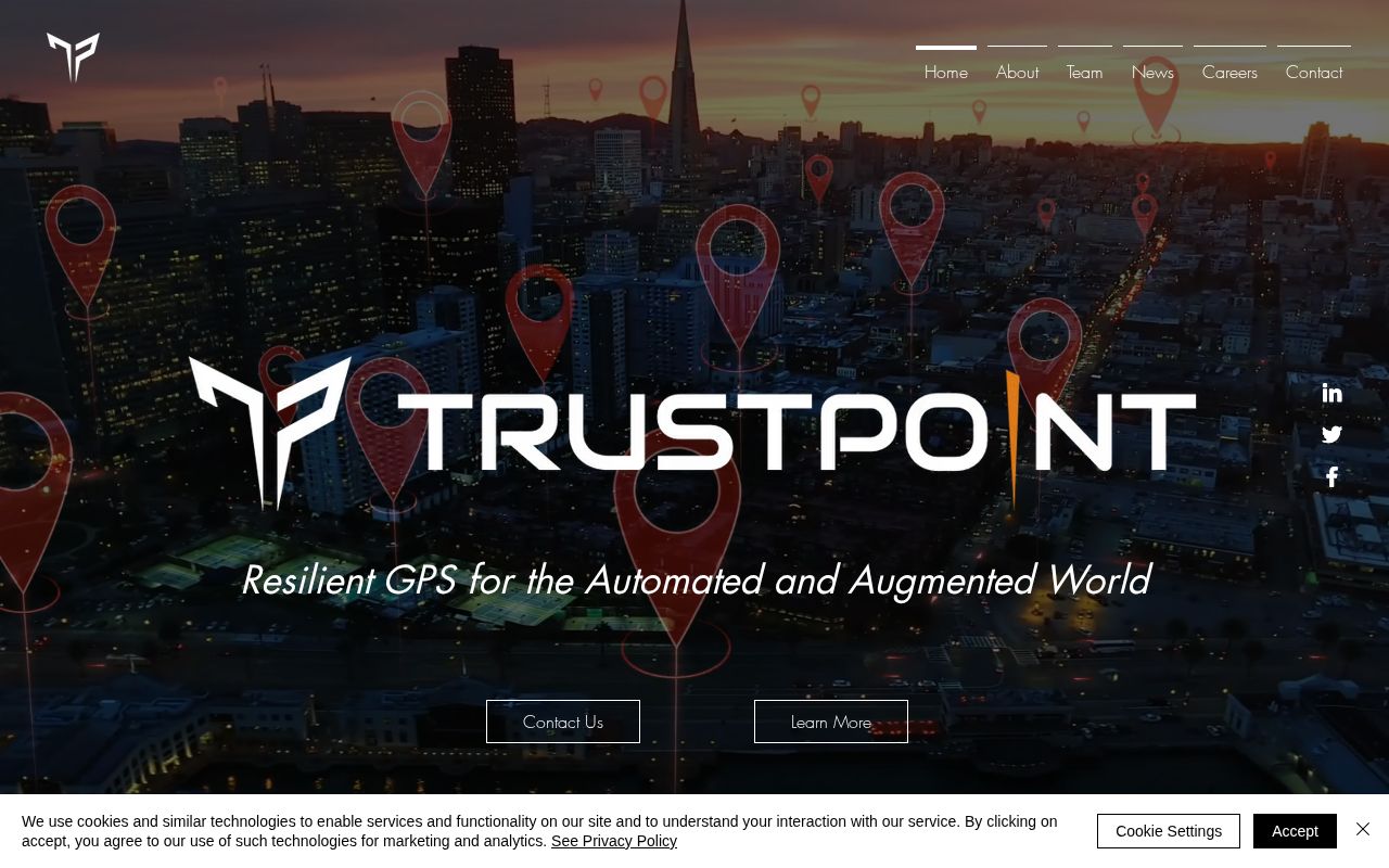 Screenshot of trustpointgps.com