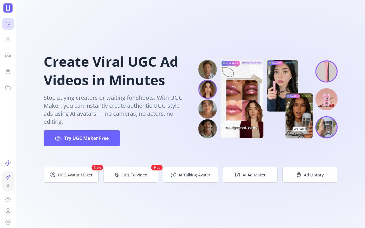 Screenshot of ugcmaker.io